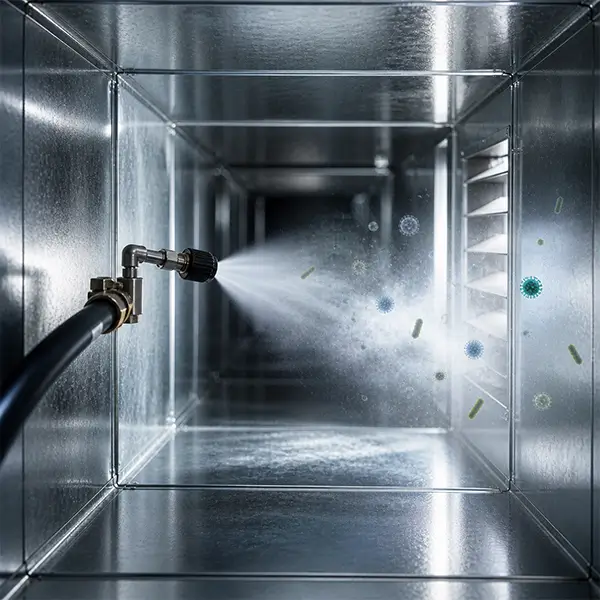 Industrial Air Vent Sanitization in Addison Texas
